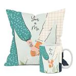 The Purple Tree Valentines Day Gift Set of Cushion and Mug (1 Cushion , 1 Coffee Mug ) Gift for Husband , Boyfriend, Wife , Girlfriend , Valentine Gift, Valentine's Day