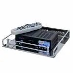 devrshree Stainless Steel Multi Purpose Setup Box Stand TV Receiver Rack WiFi Modem Wall Mount Self