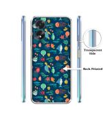 Casotec Aquarium Texture Design Printed Silicon Soft TPU Back Case Cover for Oppo A38 4G