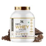 SQ FITNESS (4.4 LBS) 100% WHEY ISOLATE| Kesar Kulfi Flavour | Protein 27 G| BCAA'S 6.4 G |Sugar 0G | Fat 0 G | (Chocolate, 2kg)