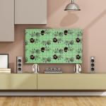 Dream Care Marigold Dustproof Printed (40 inch) LED TV Cover Elastic Stretchable Screen Protector Compatible for All Type Models - Multicolour (Print 27)