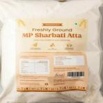 Goswasthya MP Sharbati Wheat Flour Freshly Stone Ground After Order | 100% Whole Grain Flour|5kg