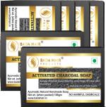 Badahair Handmade Activated Charcoal Soap Combo, 100 G (Pack Of 6)