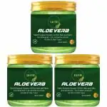 SAJERI Aloe Vera Gel For Face and Body Moisturizing Multipurpose Beauty Gel (200 gm, Pack of 3)