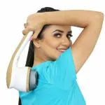 JSB HF141 Lower Back Pain Relief Massager with Long Handle | With Heat | 1 Year Warranty