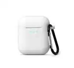 Kolorcase Boat Airdopes 131 and 138 White Silicone Case Cover with Hook