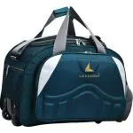 LexCorp Green Solid Nylon and Polyester Strolley Duffel Bag 70L (Large)