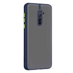Fastship POCO M2 Back Cover Smoke Case | Camera Bump Protection Frosted Matte | 360 Degree Anti-Drop for Mi POCO M2 - Navy Blue
