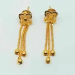 SHEELOVES 22K Gold Plated hanging Earrings For Women and Girls | Dorp Earrings | Earrings
