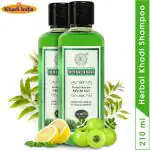 Herbal Khadi Neemsat Fenugreek Extracts Herbal Shampoo, Anti Dandruff, Anti Fungal, Hair fall Control & Hair Growth 420 ml (Pack of 2)