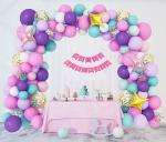 GROOVY DUDZ Unicorn Theme Happy Birthday Decorations For Home Decor Combo (Set Of 52Pcs)