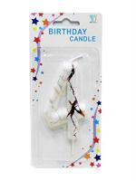 Hippity Hop Multicolor Number4 Birthday Candle