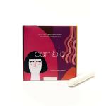 Cambio 100% Organic Cotton Tampons With Cardboard Applicators, 36 Pieces, GOTS Certified, FDA Approved, Dermatologically Tested (36 Units In A Box)(Super Plus)