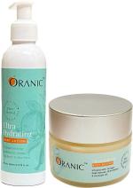 ORANIC Plant Derived Body Lotion and Body Butter Paraben and SLS Free Orange Peel Extract (pack of 2)