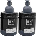 TEQUO Refill Ink 774 Black Pack 2 For Epson M105/M100/M200/M205/L605/L655 Ink Printers Black - Twin Pack Ink Bottle