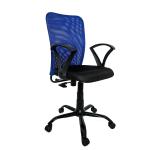 CELLBELL Calisto C83 Mesh Mid-Back Ergonomic Office Chair/Revolving Chair/Computer Chair [Blue]