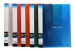 Shining Zon A4 Size Multicolour Report File Folder with Plastic Clip for Certificates, Office Documents, Reports, Page Holder, Presentation | Pack of 30 Pieces