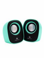 ZEBRONICS Pebble New 2.0 Multimedia Auxiliary, USB Speaker for Laptop/Desktop (Green)