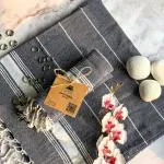 PIXEL HOME DECOR Denim Blue Cotton Bath Towel 250 Gsm, 36 X 72 Inch