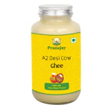 PRANAJAY PURE HEALTHY A2 DESI COW GHEE (VEDIC BILONA PROCESS) - 1 LTR (500ml X 2)