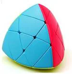 Grest High Speed Smooth 3x3x3 Stickerless Triangle Pyramix Pyramid Magic Puzzle Cube with High Stability