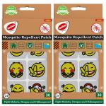 Runbugz Mosquito Repellent Patches for Babies, Printed Smiley 30 Patches (Pack of 2)