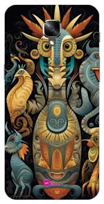 Gift Minister Soft Designer Mobile Case For One Plus 3 Back Cover Dim Gray - Poster Organic Forms Patterns Baroque Animals Playful Character Folklore Art Camera Protection Dustproof 1Pcs 1701Y