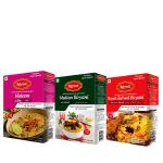 Rehmat Combo of Haleem Masala(50gm), Mutton Biryani Masala(60gm), Zafrani Briyani Masala (50gm) Pack of 3