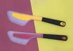 Amour Silicone Spatula Scraper Spoon for Heat Resistant Better Cooking,Baking & Spreading-Red&Yellow