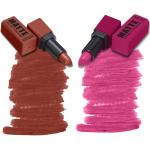 FORFOR Intense Matte Lipstick Waterproof Long Last Matte Lipstick (Pack of 2, Blossom Pink , Sepia Brown)