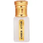 NIRVANA GRAM UDYOG Amber Attar 12 ml | Attar/Itra/Perfume Oil For Worship & Fragrance/Perfume Oil/Natural & Pure Attar Perfume