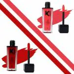 KINDED Barbie Pink and More Maroon Liquid Lip Eye and Cheek Tint Eyeshadow for Women - Pack of 2, Each Pack 9 ml