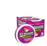 Ice Breakers Sours Mints, Mixed Berry, Strawberry And Cherry, pack of 2