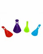 Marvino Plastic Scoops with Measuring Spoons (Pack of 4)