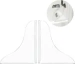 MAYCREATE Bathtub Shower Splash Guard, Thickened Acrylic Shower Splash Guard, Splash Guard for Bathtub Self-Adhesive & Prevent Shower Water from Splashing Out