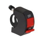 BIGBIRD Best WS-01 Universal on off Switch Bike Handlebar Mounting Electrical DC 12V Fog Lamp Headlight for Royal Enfield Classic 350, Black, ABS
