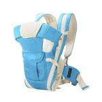 Fobhiya Infant Sling Adjustable Hands-Free 4-in-1 Baby Carrier Cum Kangaroo Bag (Sky Blue)