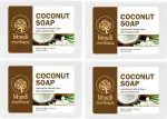 MeriBana Khadi Coconut Bath Soap (4 x 100 g)