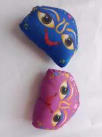 RKSRG GOVARDHAN MART Soft and Plush Washable Govardhan Silas Parvat Shri Giriraj Ji & Girrani j Set of Two Toy Kids Play Children Use