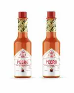 Peero Hot Sauce Red Chill Cherry Pepper Organic 60 g (Pack of 2)