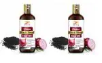 BEEFEE Onion Hair Oil for Hair Growth and Hair Fall Control with Natural Coconut Oil & Vitamin E (Pack Of 2 _ 100 ml)