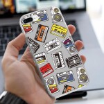 Emble Label CASSETTE AESTHETIC Soft Silicone Case For iPhone 7 Plus ( TPU | Soft , iPhone 7 Plus | Multicolor )