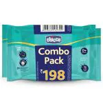 Chicco Non-Woven Ultra Soft Multipurpose Wet Wipes With Special Moisturising Lotion (Pack Of 2)