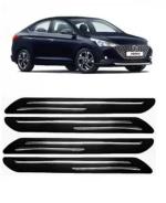 Gee Cee Black Pvc Car Bumper Protector Guard For Hyundai Verna Type-Ii 2017 (Set Of 4)