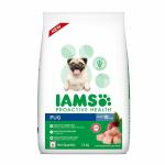 Indie Pet Making Your Pet Happier IAMS Adult 1.5+ Years Pug Premium Dry Dog Food, Chicken Flavor, 1.5 Kg