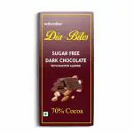 NATURALINE ; NATURAL HEALTHY PRODUCTS | Dia-Bite Sugar Free Dark Chocolate Bar with Roasted Almonds - 40g | Artisan Diabetic Chocolate | Vegan | Natural Xylitol Sweetened | Rich in Antioxidants | Keto Friendly | Healthy Chocolate