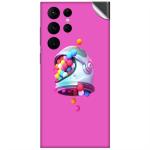 GADGETSWRAP Printed Vinyl Skin Sticker for Samsung Galaxy S22 Ultra - Space Helmet Buubles