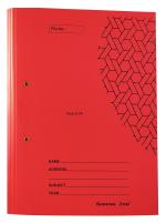 Shining Zon Light Spring File Card Board Cobra File Folder for Documents Files for certificates and documents (Pack of 24 Files, Red Colour)