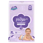 FLEWSTAR 50 PCs Baby Nicker Slim & Comfort Disposable Baby Diapers- Baby Care Diaper Pants-Slim & Comfort Disposable Baby Diapers- Cottony Soft High Absorb Technology-Pack Of 1 (Medium)