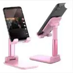 Tech Gear Foldable Mobile Stand Holder Angle & Height Adjustable Desk Cell Phone Holder Mobile Holder